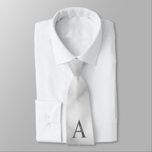 Cravate Tie personnalisée avec monogramme et nom