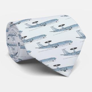 Cravate Tie pour avion AWACS E-3 Sentry, Cadeau d'aviation
