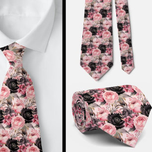 Cravate Tie pour homme Nœud papillon floral pour mariage