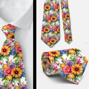 Cravate Tie pour homme Nœud papillon floral pour mariage