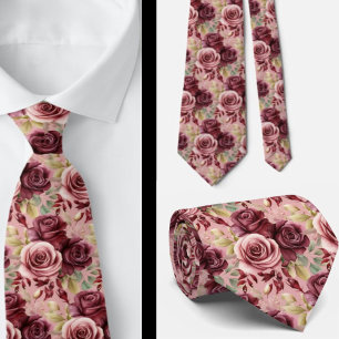 Cravate Tie pour homme Nœud papillon floral pour mariage