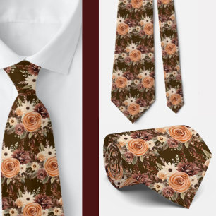 Cravate Tie pour homme Nœud papillon floral pour mariage
