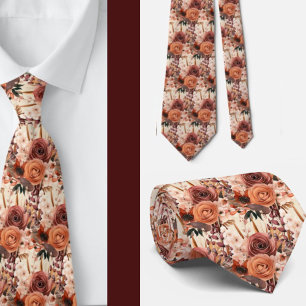 Cravate Tie pour homme Nœud papillon floral pour mariage