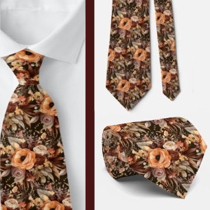 Cravate Tie pour homme Nœud papillon floral pour mariage