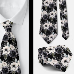 Cravate Tie pour homme Nœud papillon floral pour mariage