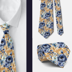 Cravate Tie pour homme Nœud papillon floral pour mariage
