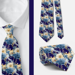 Cravate Tie pour homme Nœud papillon floral pour mariage