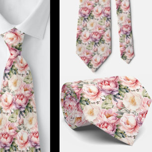Cravate Tie pour homme Nœud papillon floral pour mariage