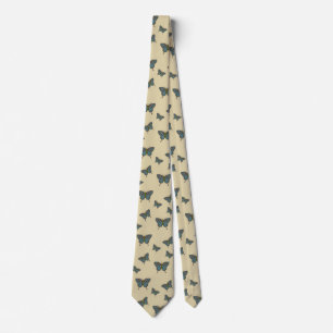 Cravate Tie pour homme Papillon Japonais