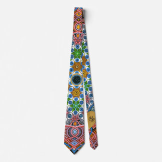 Cravate Tie "Samadhi" (acrylic painting)