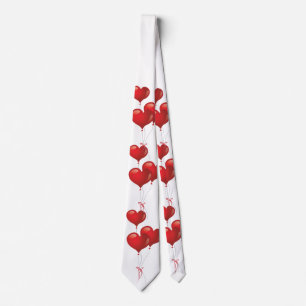 Cravate Tied Ballons en forme de cœur