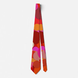 Cravate tied confettis point rouge