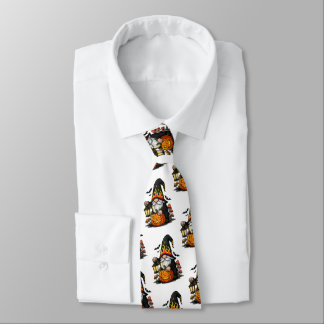 Cravate Tied de cou Gnome d'Halloween