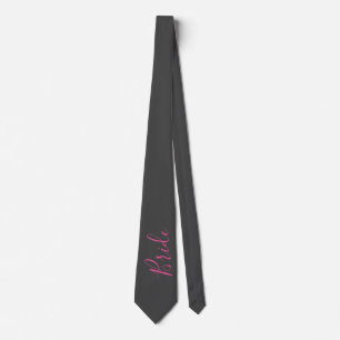 Cravate Tied de cou pour jour de mariage - Mariée