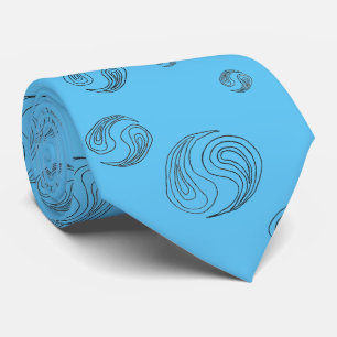 Cravate Tied Paisley Bleu Clair