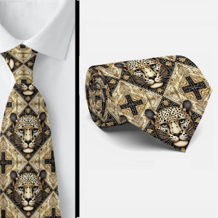 Cravate Tiedaudace Léopard Gras Mode Masculine pour Homm