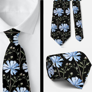 Cravate Tiedoux de bureau décontractés Fleurs sauvages Boh
