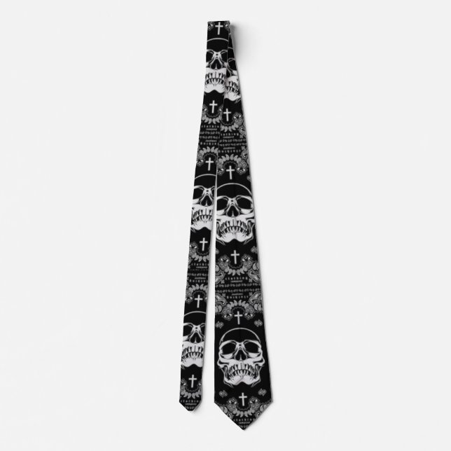 Cravate Ties crâne (Dos)