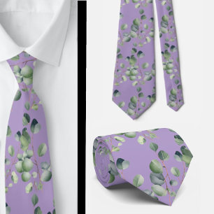 Cravate Ties de cou formels en eucalyptus Simples et cla