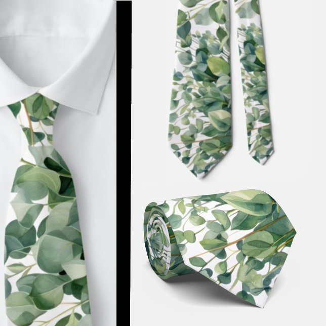 Cravate Ties de cou formels en eucalyptus | Simples et cla (Créateur téléchargé)