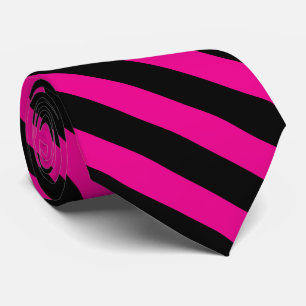 Cravate Ties noires et roses maçonniques à monogramme   Ca