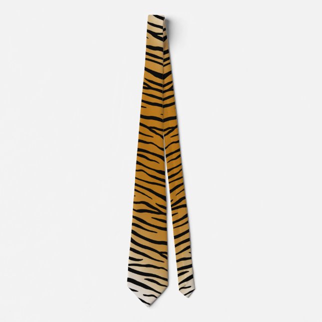 Cravate Tiger Stripes Poster de animal exotique (Devant)