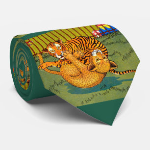 Cravate tirage de lutte tigre et puma