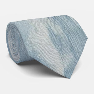 Cravate Tissu Blue Jean tendance