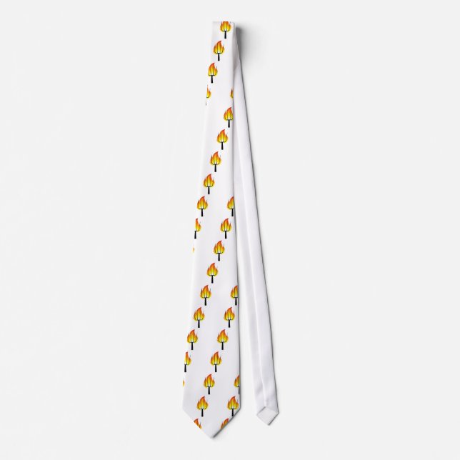 Cravate Torche et fourche (Devant)