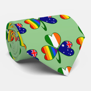 Cravate Trèfle de la fierté gay australo-irlandaise