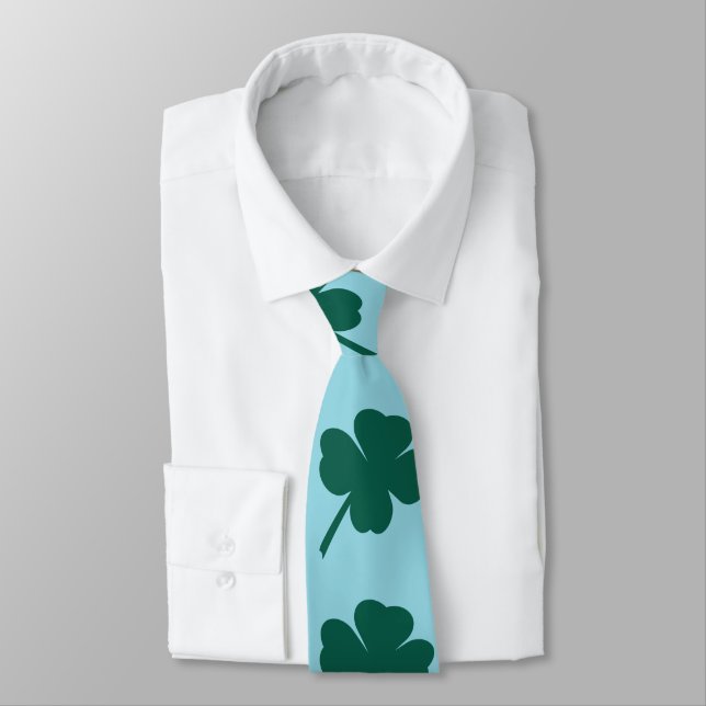 Cravate Trèfle Moderne Saint-Patrick  (Attaché)