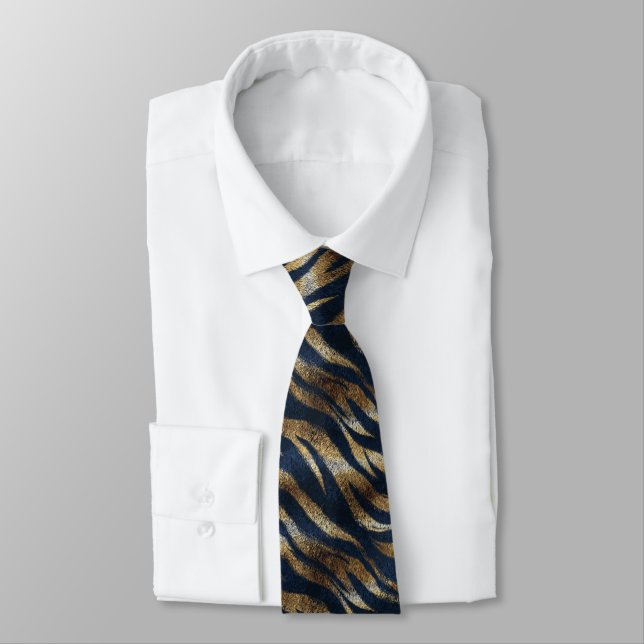 Cravate Trendy Dads Fathers Day Gifts Tiger (Attaché)