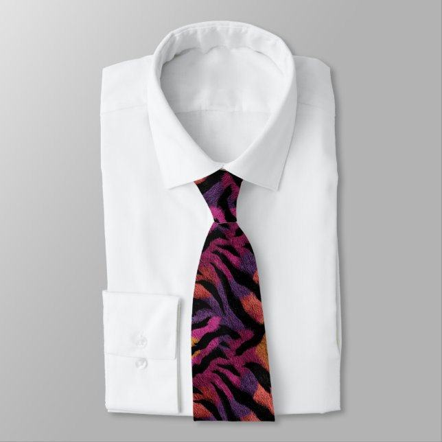 Cravate Trendy Mens Fashion Tiger (Attaché)