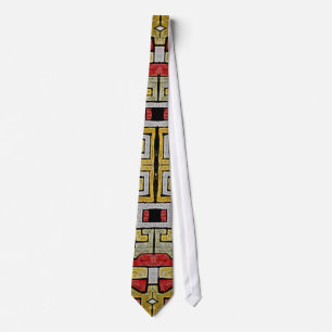 Cravate Tribal de Geomethric/motif ethnique