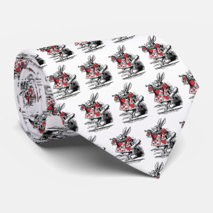 Cravate Trompettiste du Lapin Blanc Alice aux pays des mer