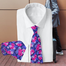 Tropical rose et violet