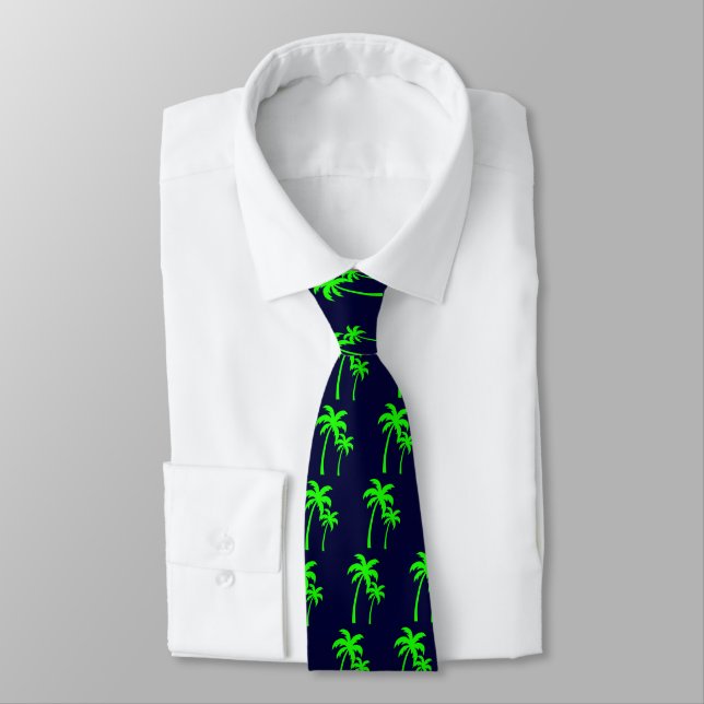 Cravate tropicale des palmiers (Attaché)
