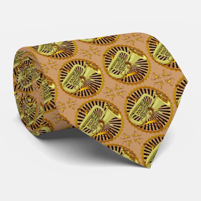 Cravate Tuba Swirls (Roulé)