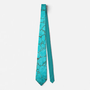 Cravate turquoise