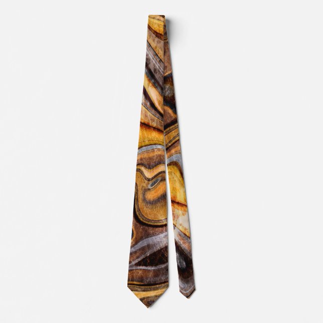 Cravate Tyger's Eye Gemstone Textures (Devant)
