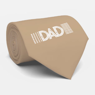 Cravate Typographie audacieuse du meilleur papa