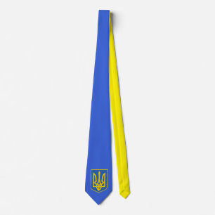 Cravate Ukraine Trident Flag