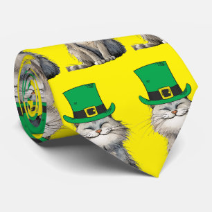 Cravate Un joyeux chat irlandais