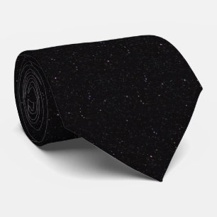 Cravate Un noeud papillon noir avec des étoiles