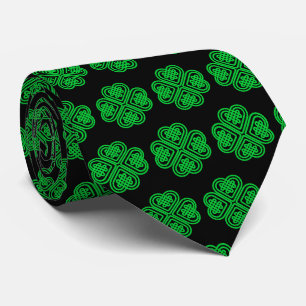 Cravate Un Shamrock irlandais chanceux