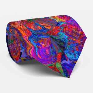 Cravate Une Confédération des cool de Dunces trippy art ab