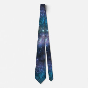 Cravate Une série de design Galaxie scintillante 3
