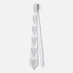 Cravate Une tranche de présentation de pi