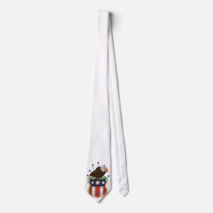 Cravate USA Golden Eagle Stars and Stripes crest