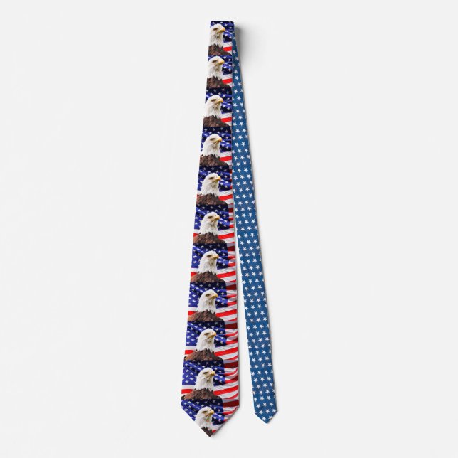 Cravate USA Patriotic NeckTie (Devant)